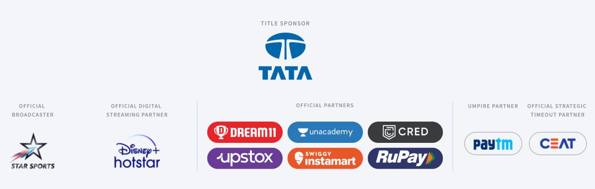 ipl sponsor list