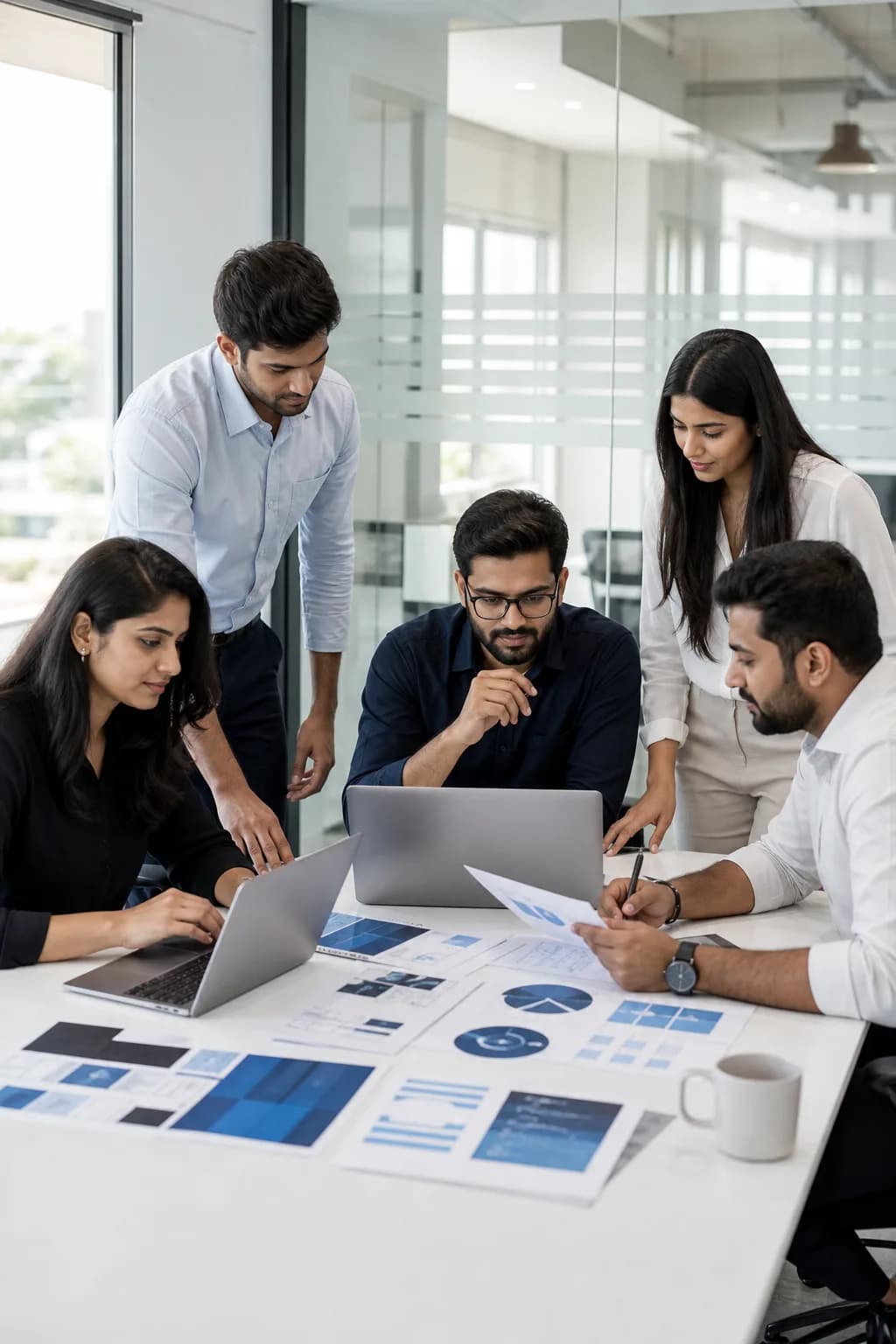 FyerX marketing team presenting campaign strategy