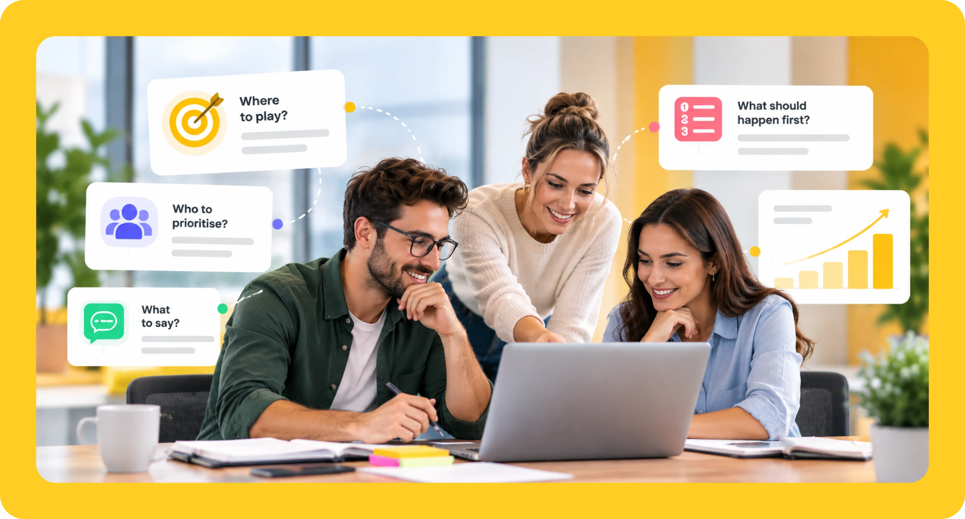 Marketing Strategy & Consulting illustration
